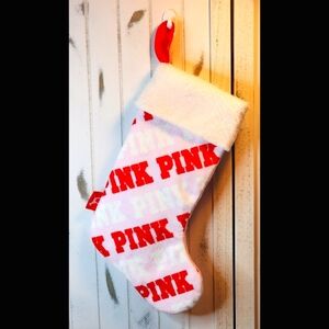 PINK Victoria's Secret Logo Holiday Stocking